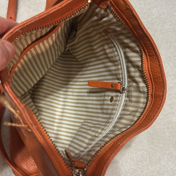 Kate Spade Orange Leather Crossbody Bag pre-owned - Picture 6 of 8